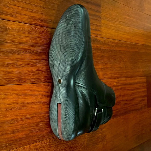 Women's Size 8.5 Vintage Prada Sport Velcro Strap Ankle Boots - Picture 6 of 7